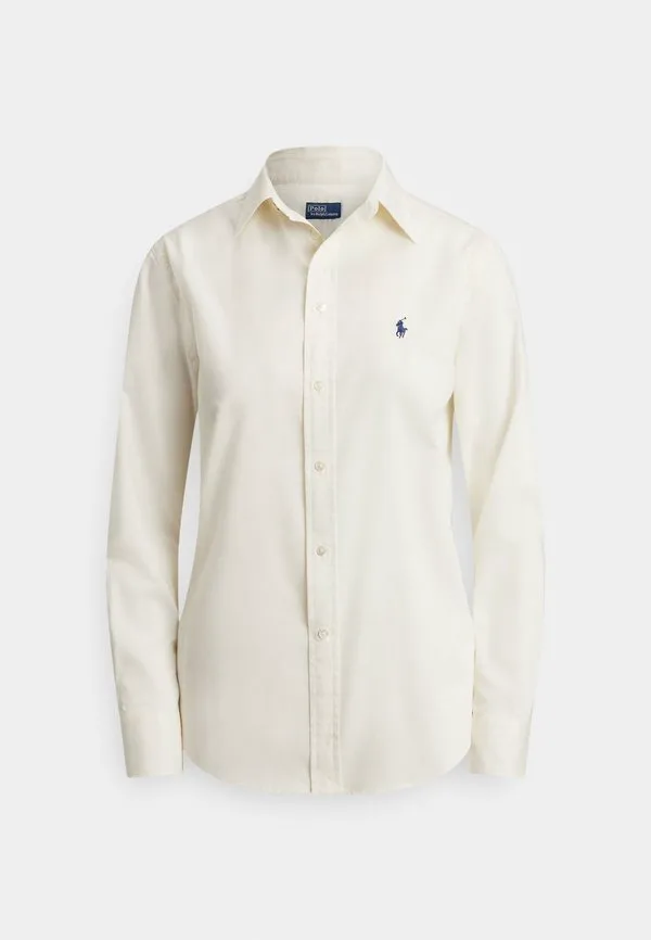 Классическая рубашка из хлопкового твила Polo Ralph Lauren, Antique Cream — фото 4