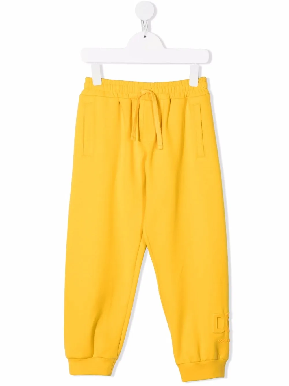 

Спортивные брюки с тисненым логотипом Dolce & Gabbana Kids, желтый