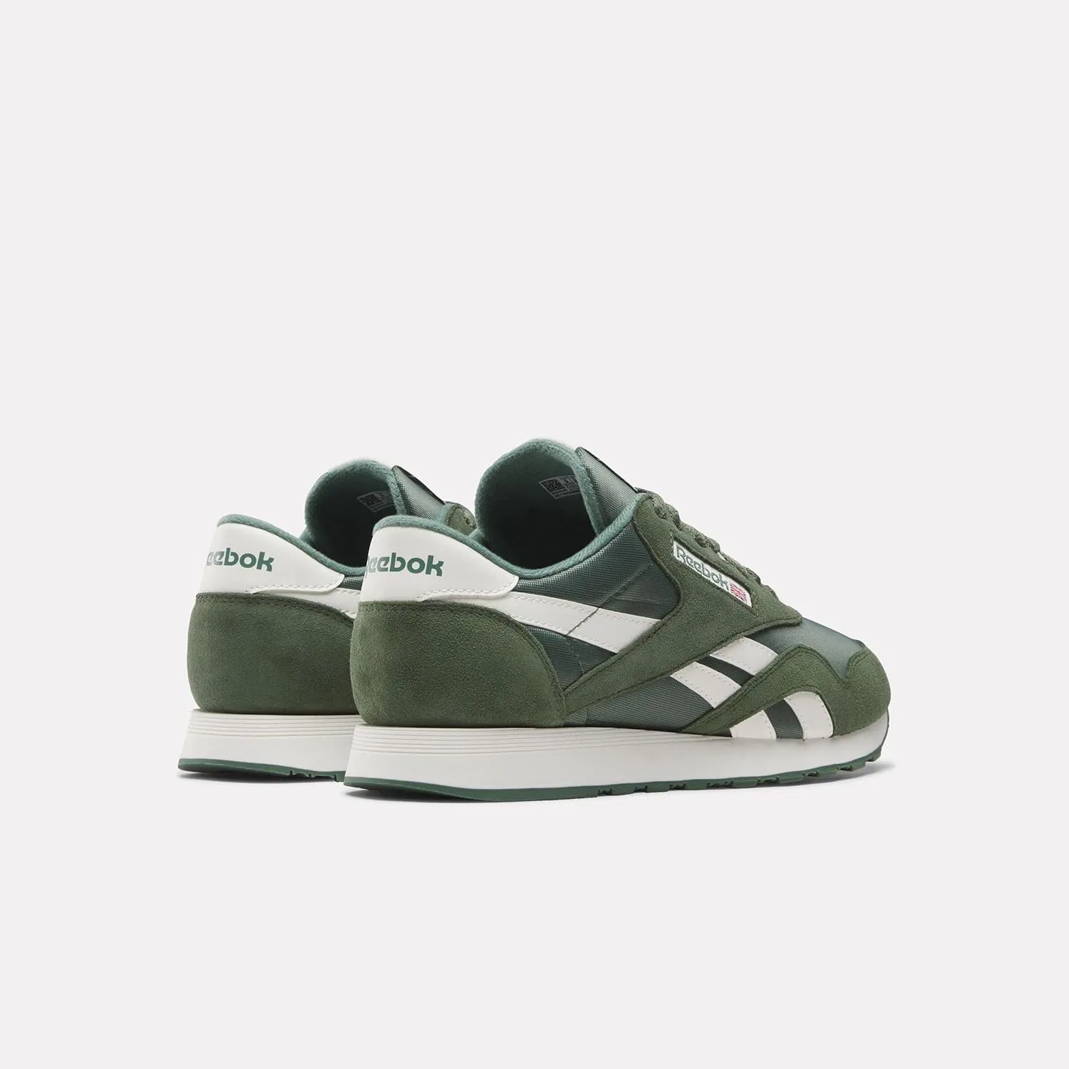 Мужские классические нейлоновые кроссовки Reebok, Escape Green Escape Green Chalk — фото 3