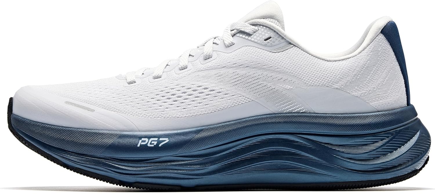 

Кроссовки для бега ANTA Men’s PG7 с амортизацией, комфортные, дышащие, для тренировок в спортзале и кросс-тренинга, синий/серый/темно-синий