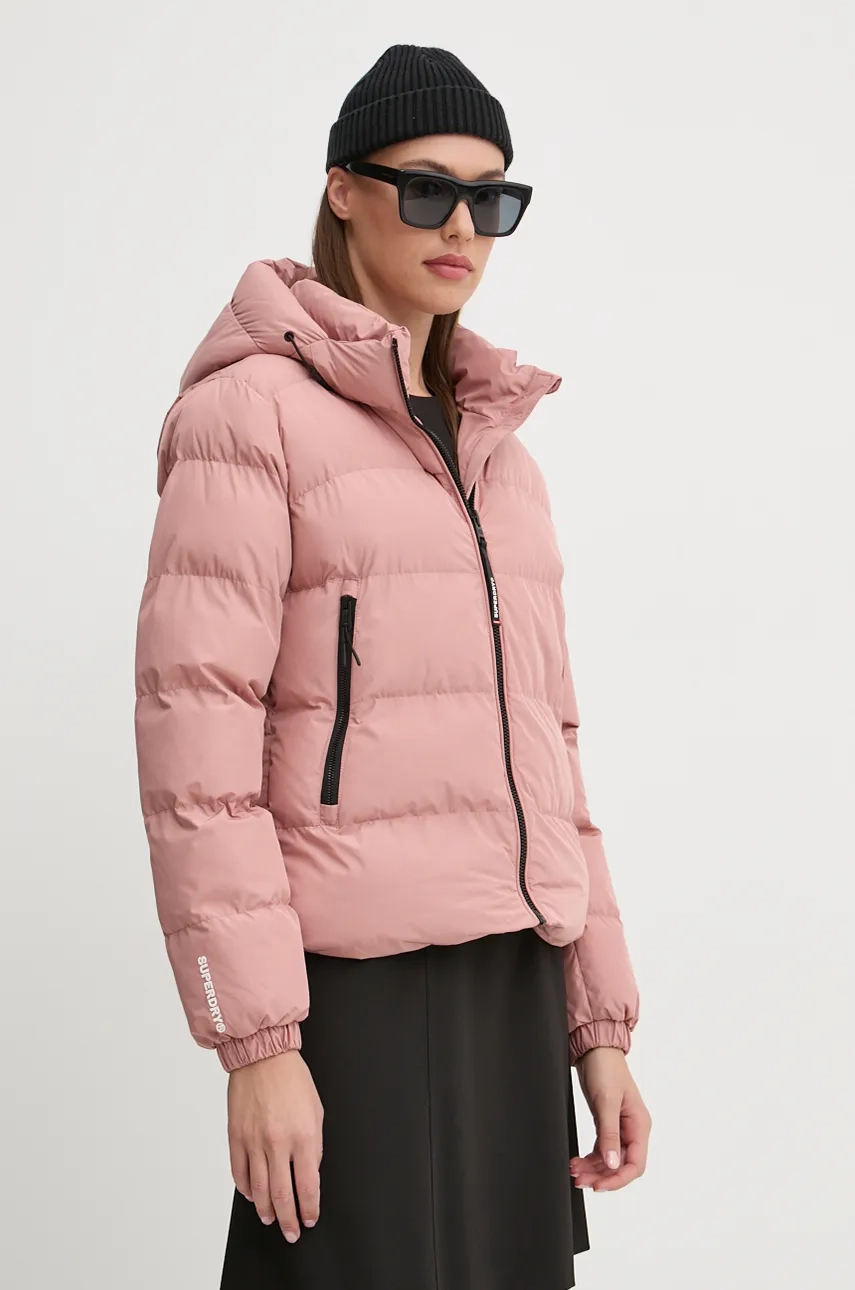 

Куртка Superdry, розовый