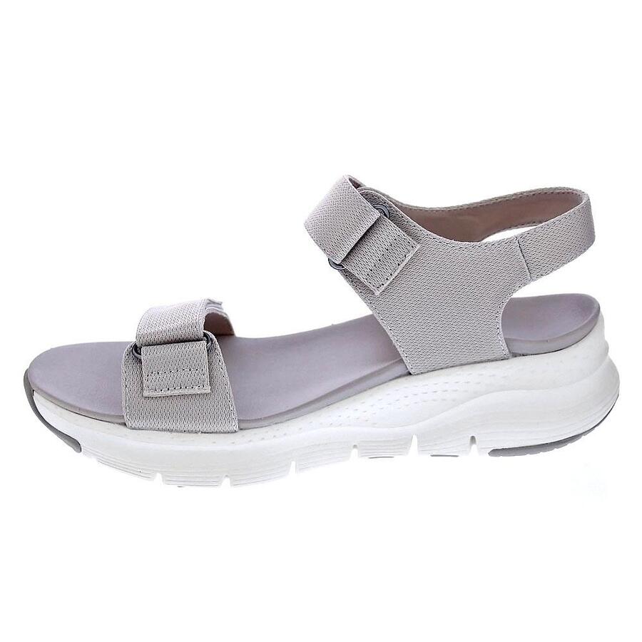 САНДАЛИИ ЖЕНСКИЕ Skechers Arch Fit Touristy Lona TAUPE — фото 2