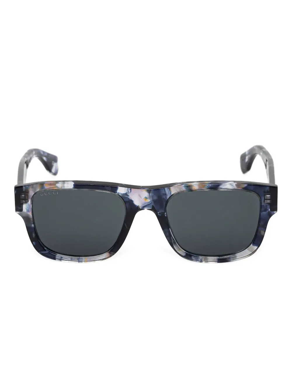 

Солнцезащитные очки в прямоугольной оправе Gucci, синий