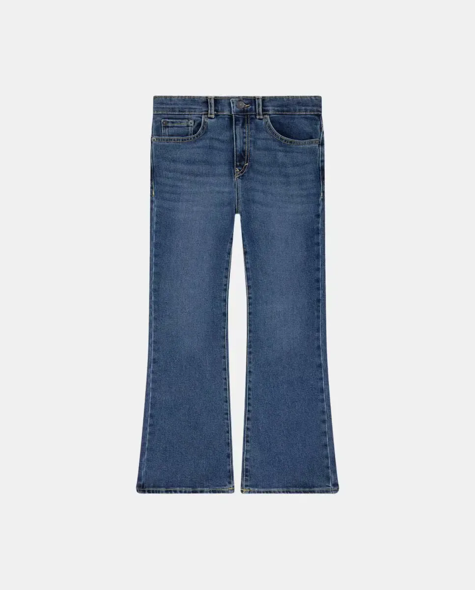 Широкие расклешенные джинсы с высокой талией Levi's, синий