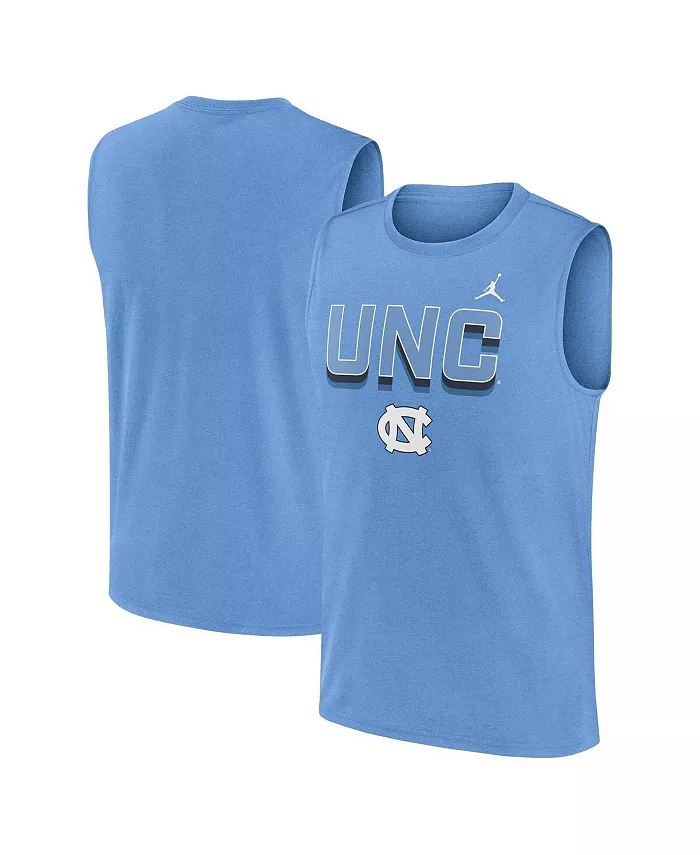 

Мужская майка для тренировок Carolina Blue North Carolina Tar Heels Primetime Tricode Legend Performance Jordan