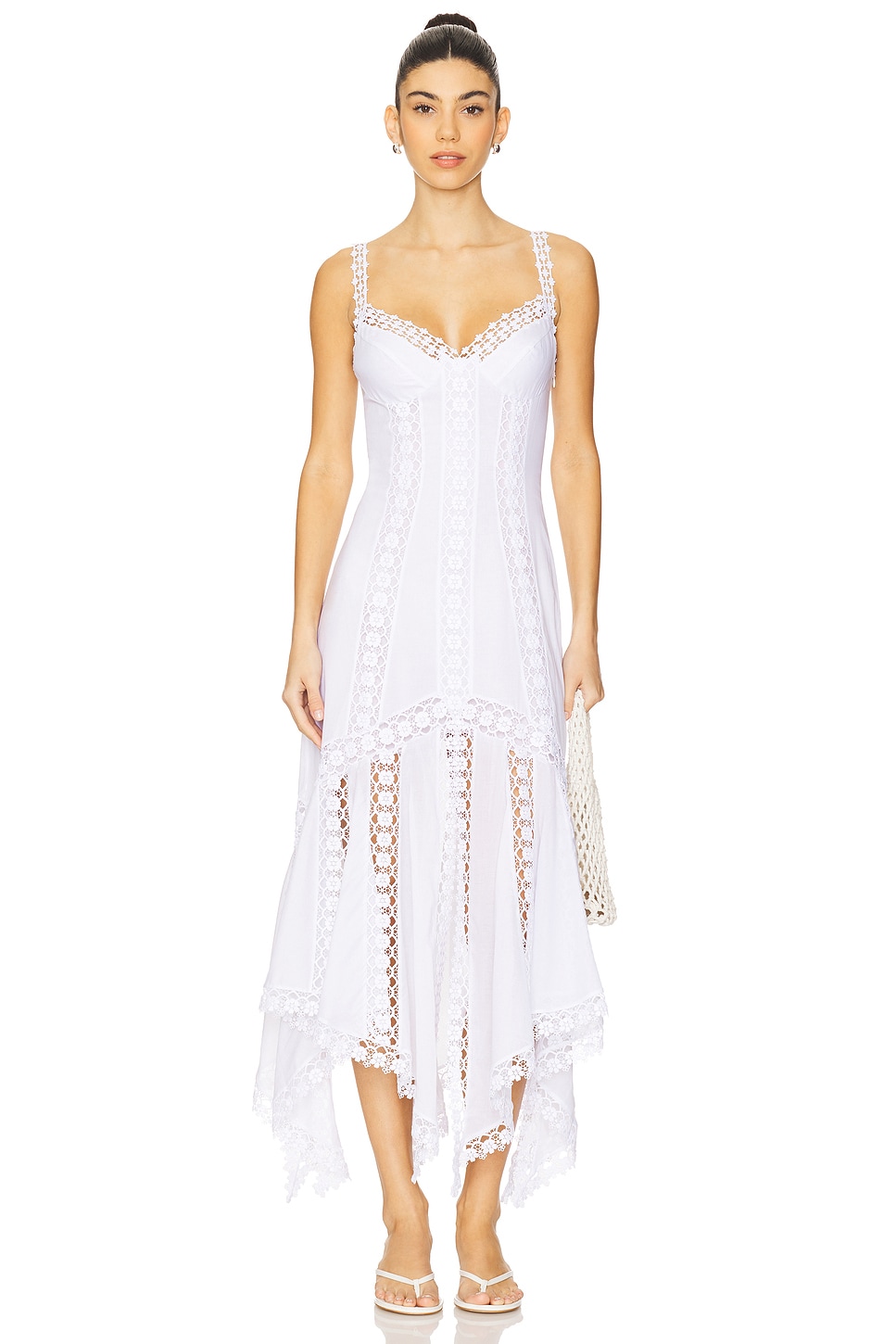 

Длинное платье Blossel Charo Ruiz Ibiza, white