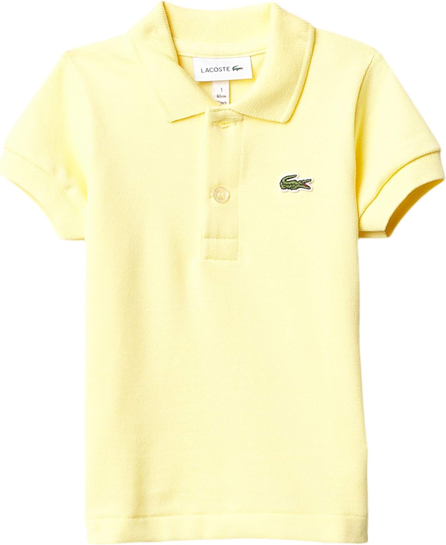 

Футболка Lacoste Kids Monochrome Pique Polo Shirt, желтый