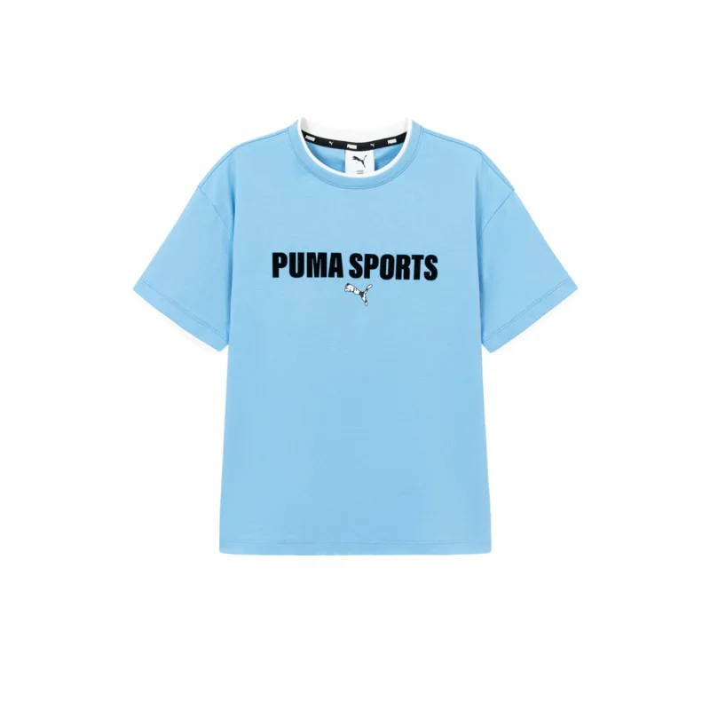 PUMA Детская футболка Quick Dry Lake Blue
