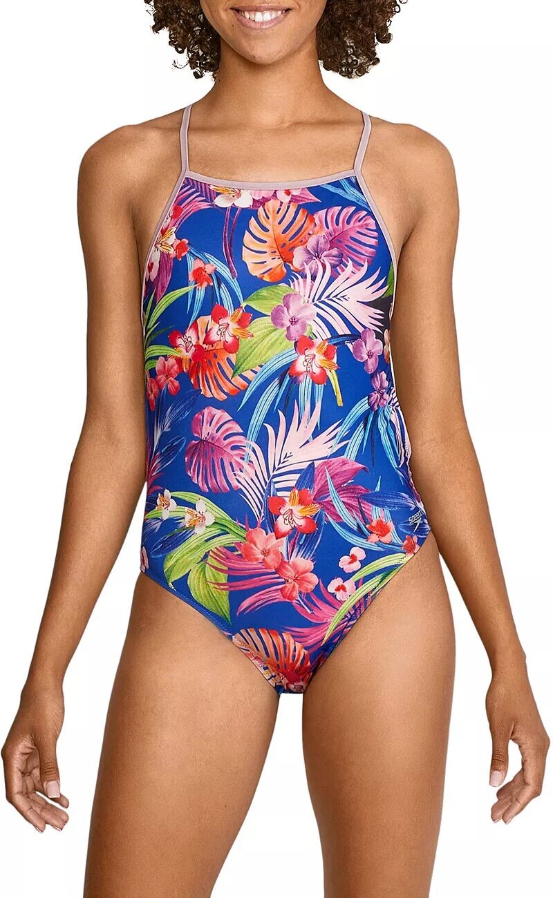 

Женский цельный купальник Speedo с принтом