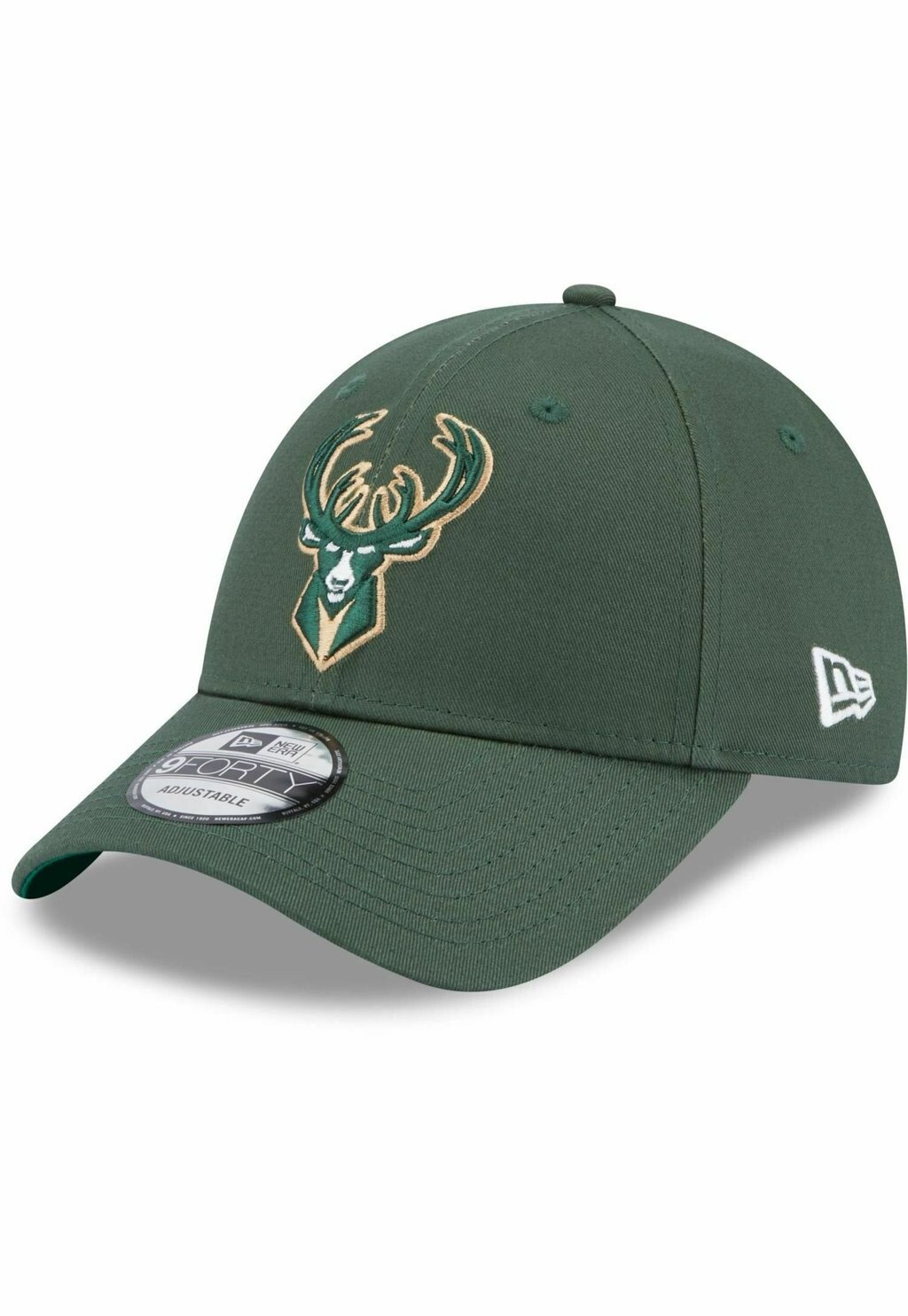 

Бейсболка 9FORTY STRAPBACK SIDE PATCH MILWAUKEE BUCKS New Era, цвет celtic green