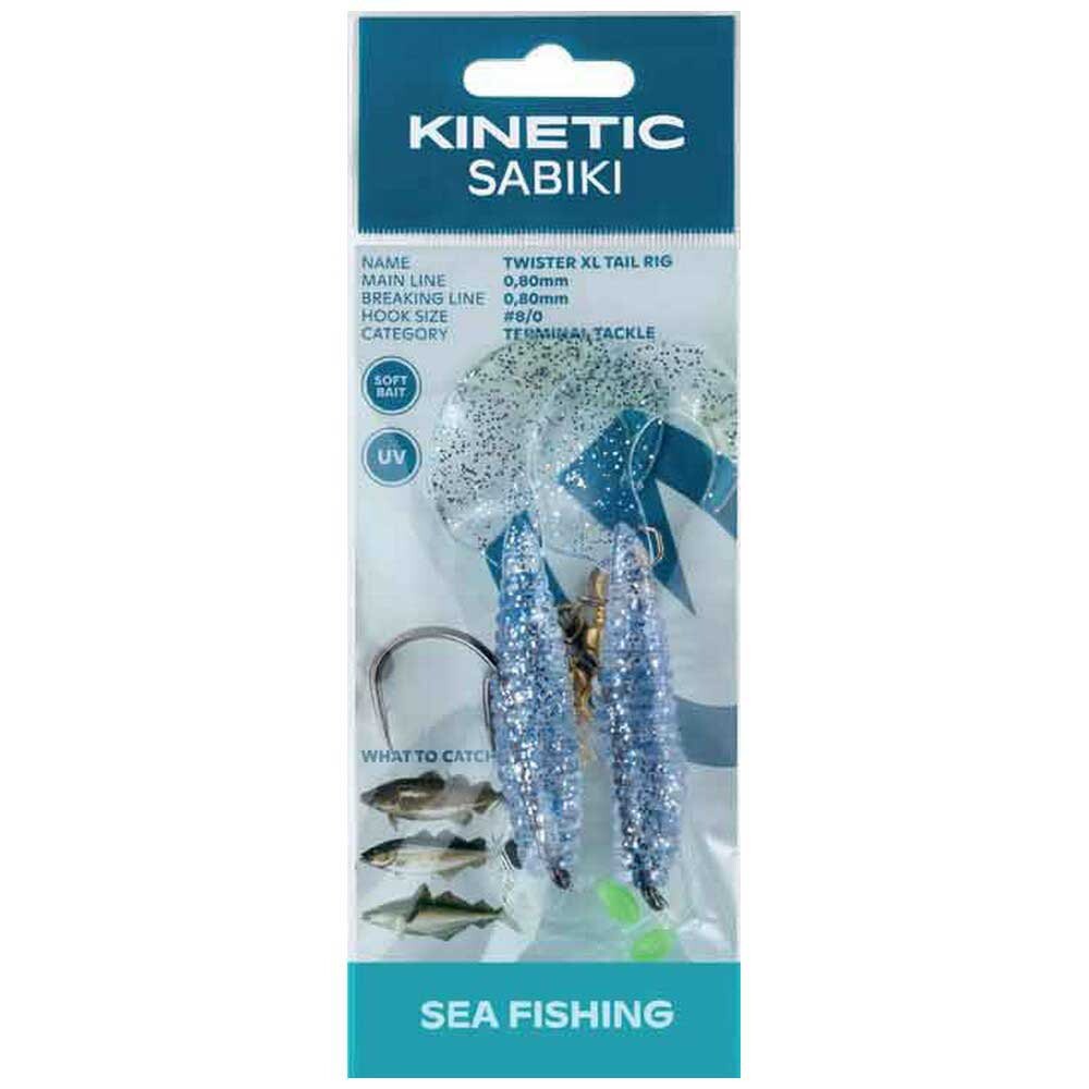 

Оснастки Kinetic Sabiki Twister XL Tail, прозрачный