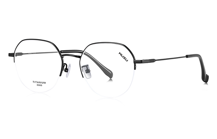 

MUZU Очки нестандартной формы унисекс, Versatile Black-C10
