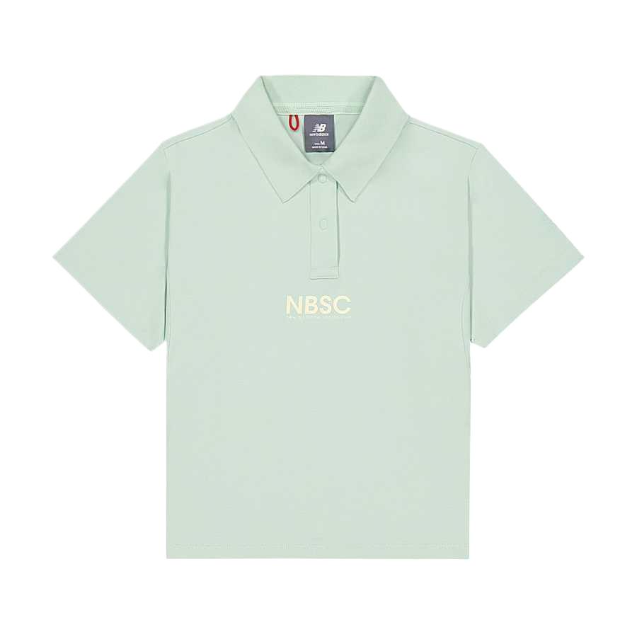 

New Balance Футболка-поло женская mint green