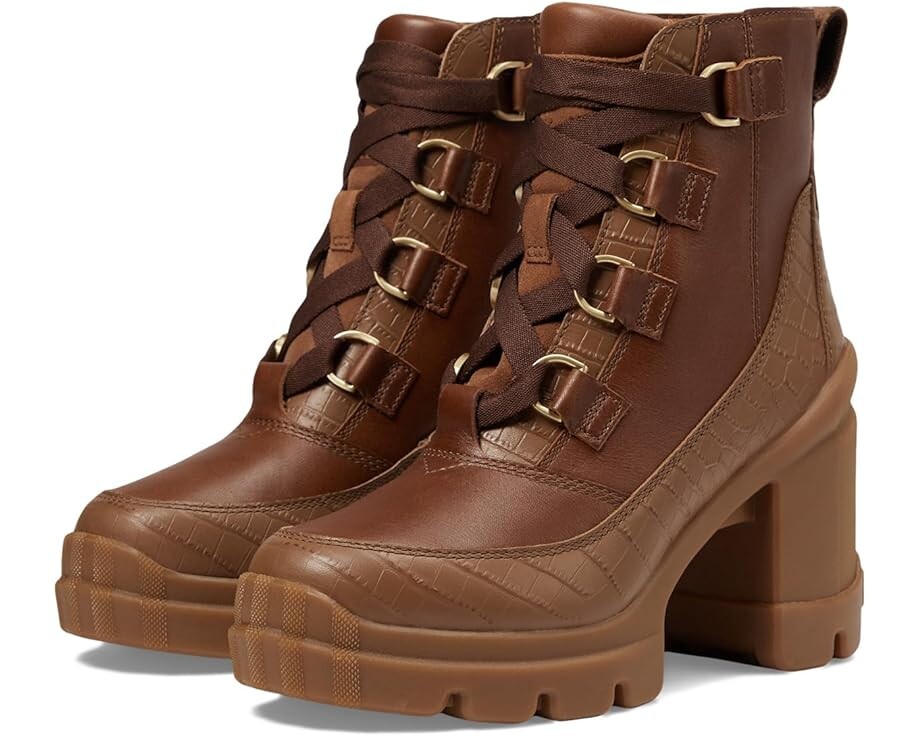 

Ботинки SOREL Caribou X Heel Lace, цвет Velvet Tan/Tobacco