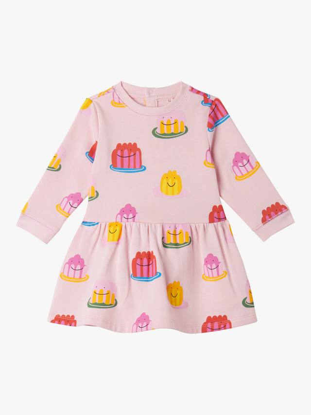 

Детское платье-трапеция из хлопкового джерси Jelly Fit & Flare Stella McCartney Kids