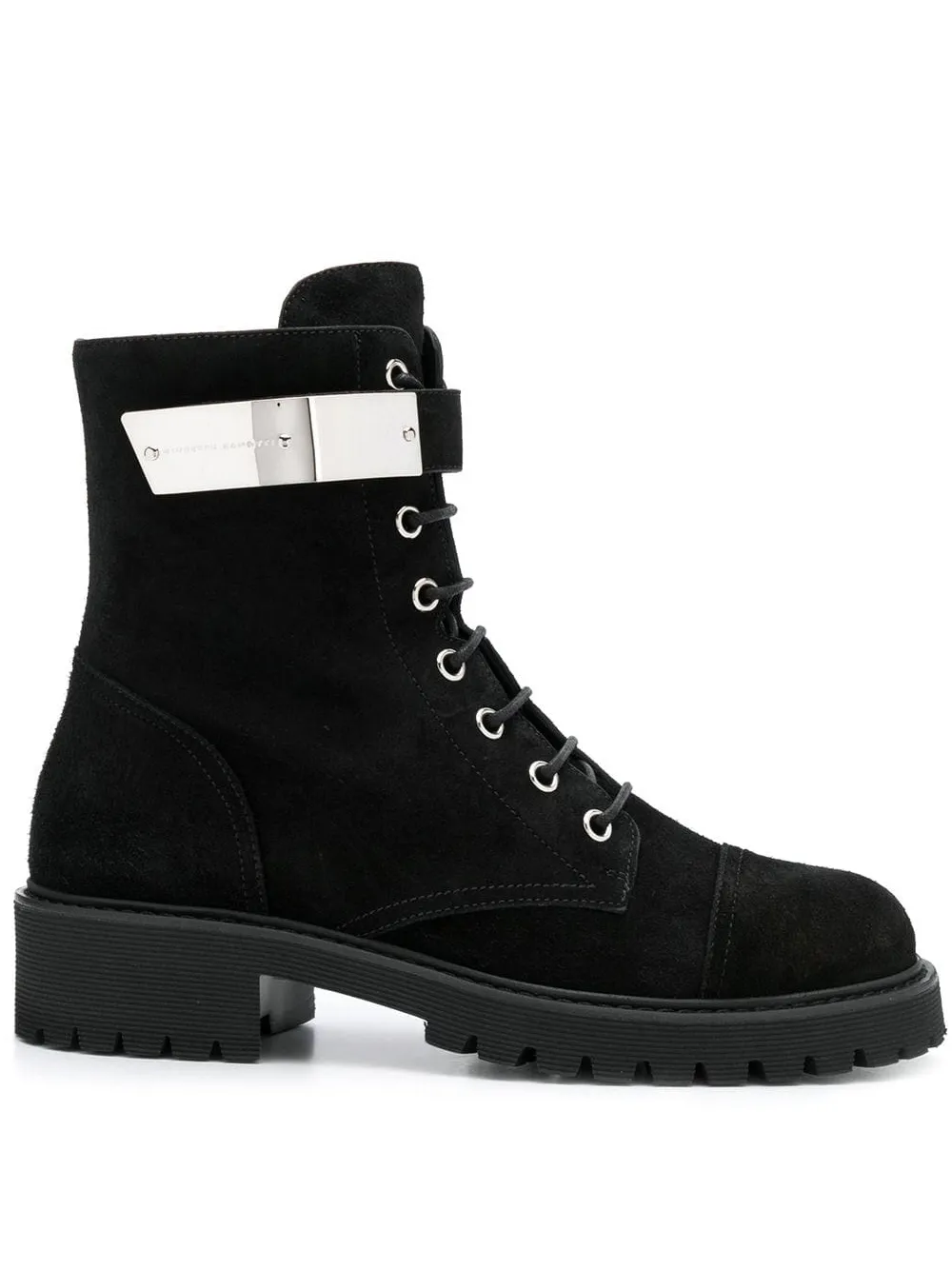 Ботинки на шнуровке Giuseppe Zanotti, черный