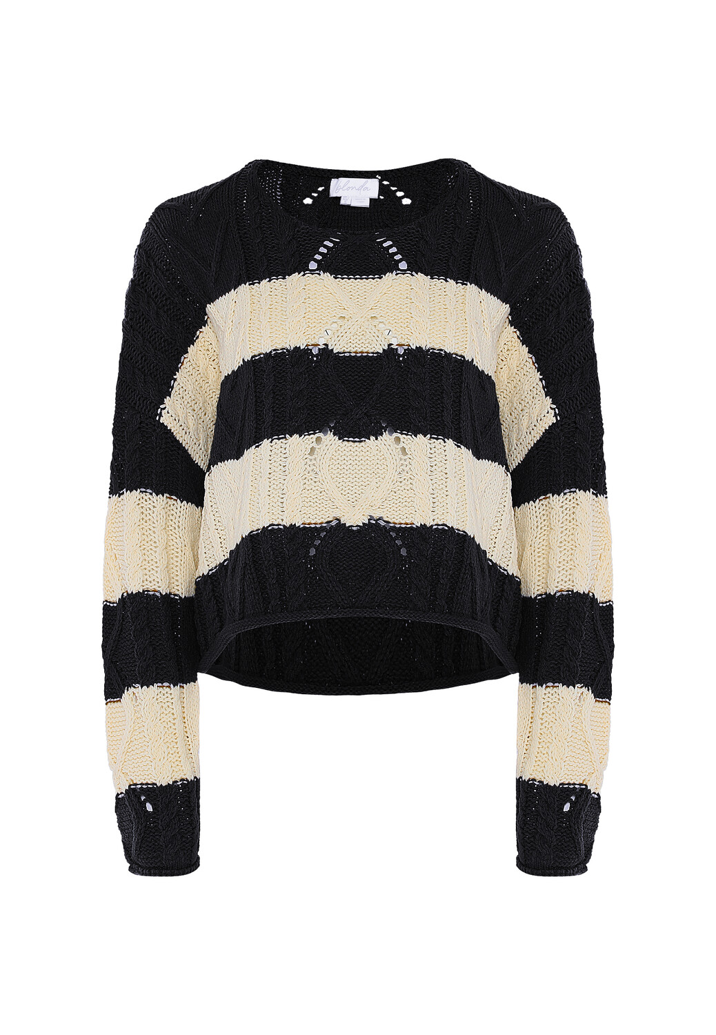 

Свитер Blonda Sweater, белый черный