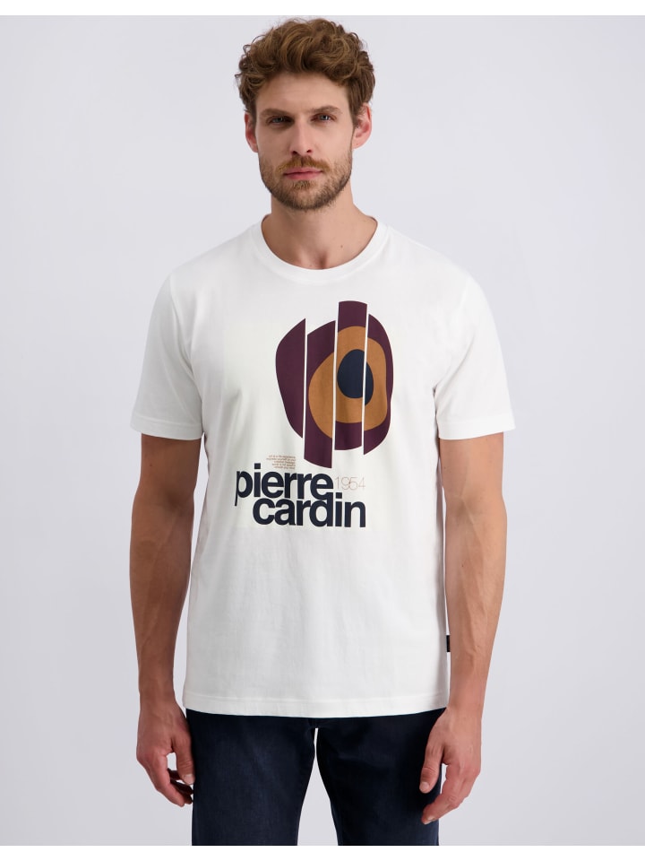 

Pierre Cardin Футболка цвета слоновой кости, Бежевый, Pierre Cardin Футболка цвета слоновой кости