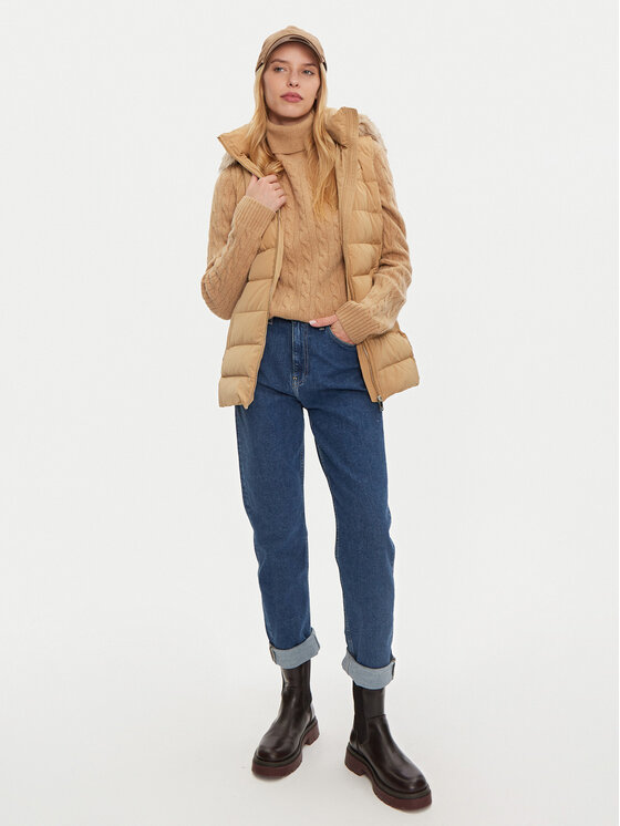 Утепленный жилет regular fit Heritage WW0WW43634 Tommy Hilfiger, бежевый — фото 2