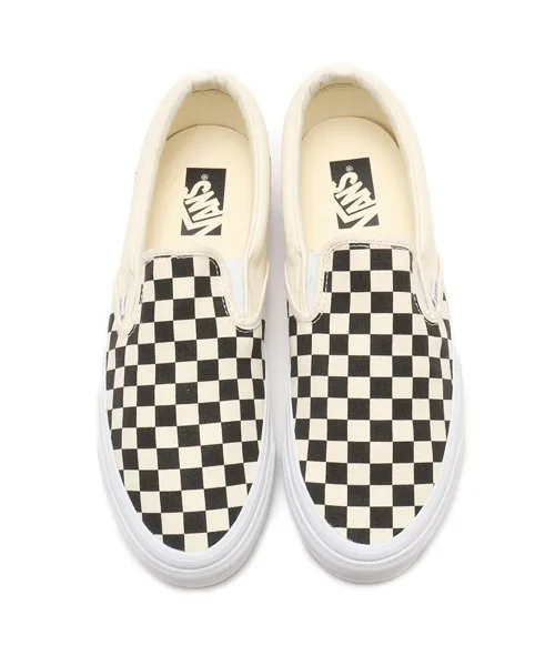 Универсальные слипоны с клеткой VANS LX Slip-On Reissue 98 черно-белые — фото 2