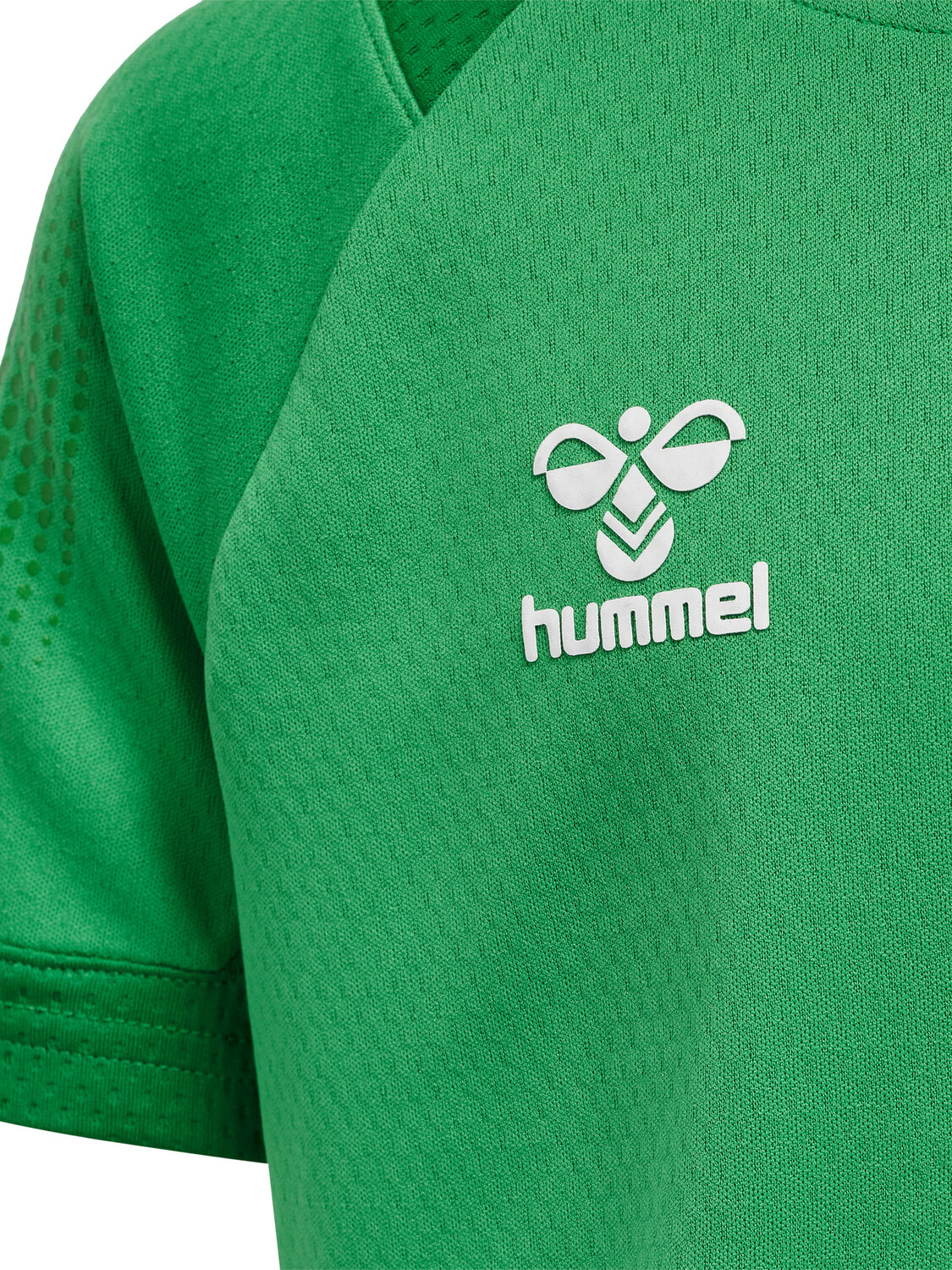 Футболка Hummel Trikot S/S Hmllead S/S Poly Jersey Kids, цвет JELLY BEAN — фото 3