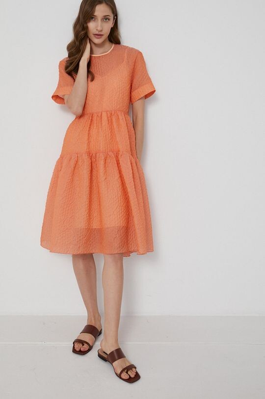 

Платье Victoria Victoria Beckham, оранжевый