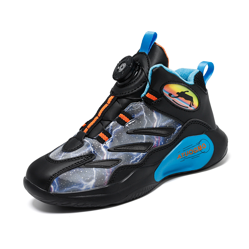 

Детские баскетбольные кроссовки TONYBEAR, черный/синий