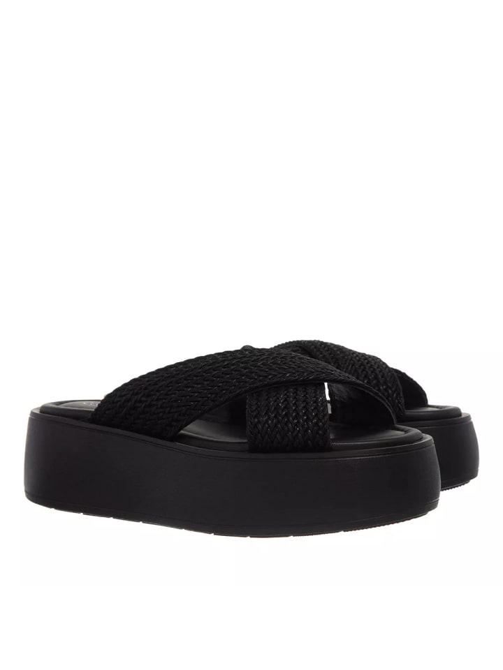 

Сандалии Calvin Klein Bubble Slide Woven Ck Black, черный