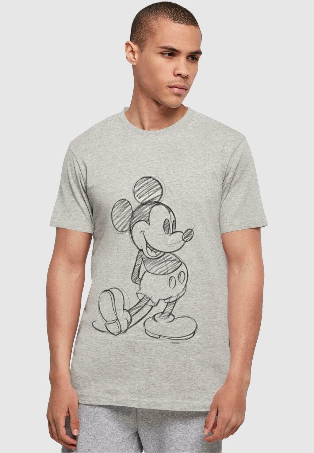 

Футболка с принтом DISNEY BAMBI DRAWING ABSOLUTE CULT, цвет heather grey