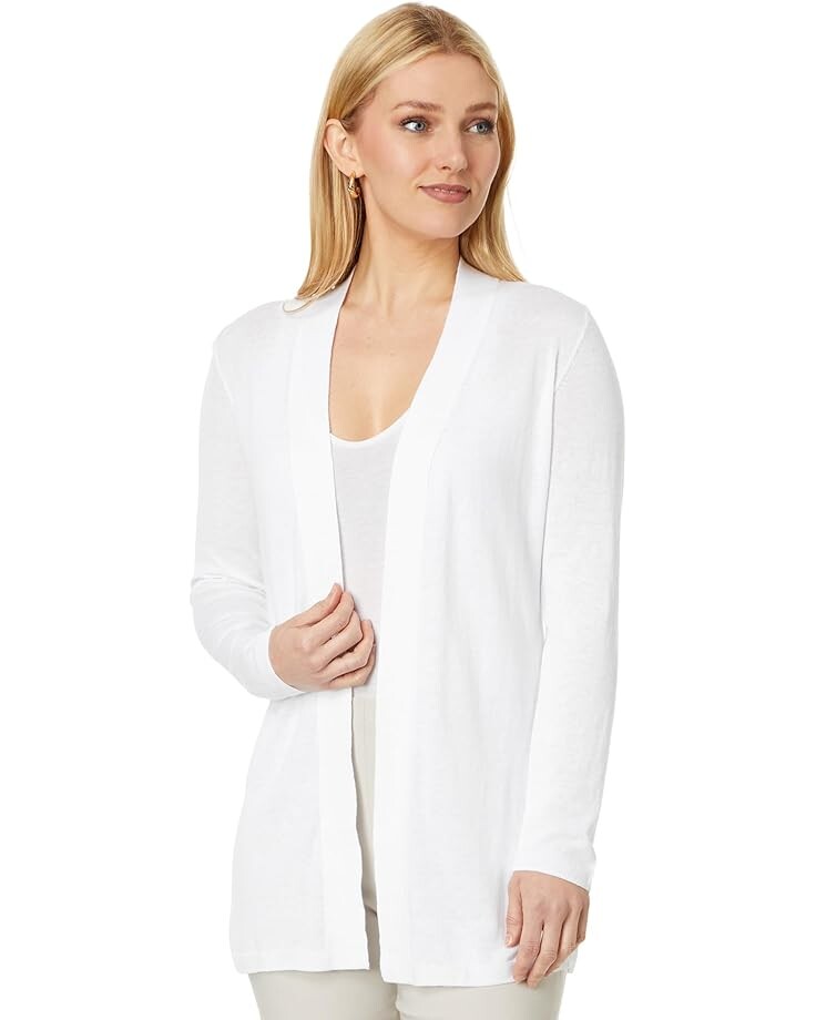 

Свитер NIC+ZOE All Year Back Of The Chair Cardigan, цвет Paper White