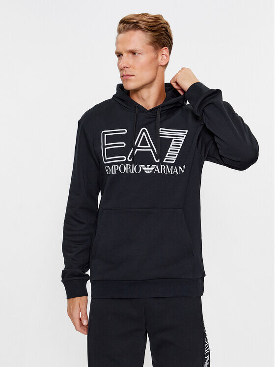 

Толстовка обычного кроя Ea7 Emporio Armani, черный