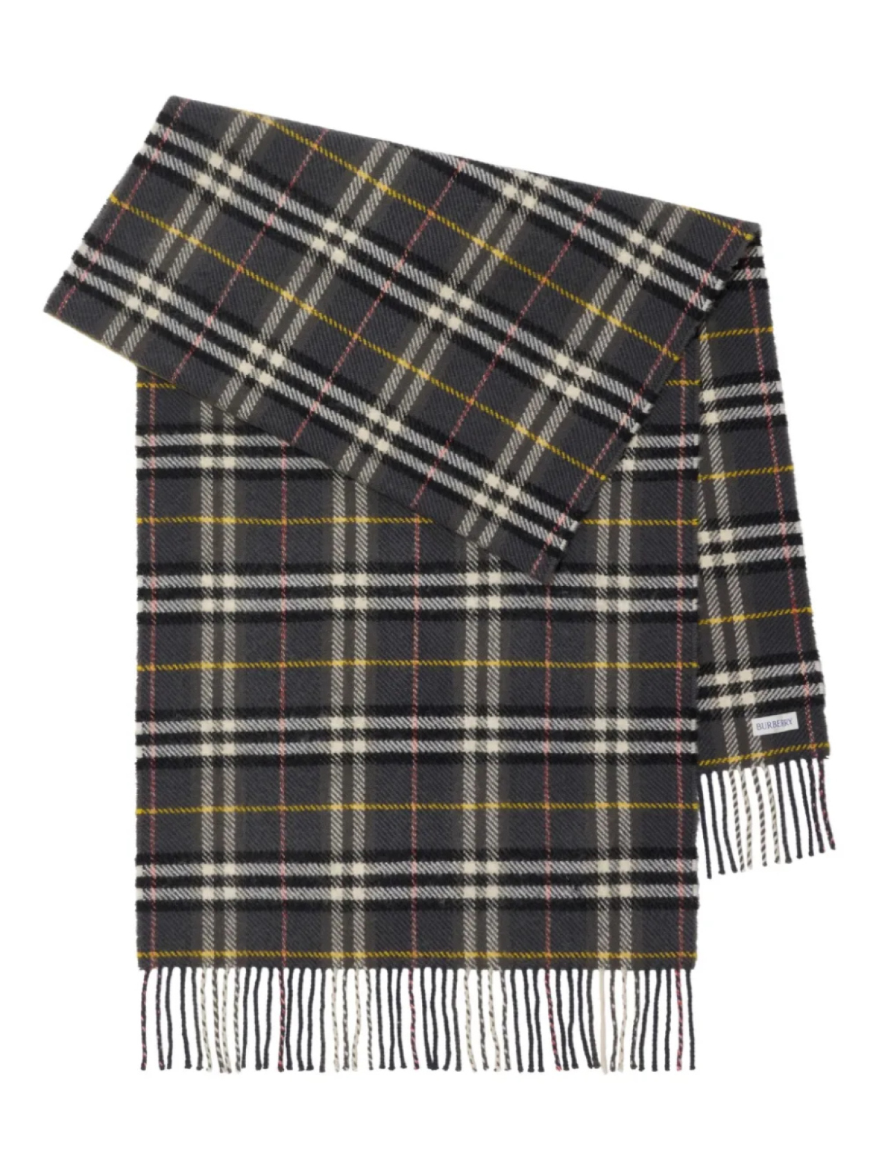 

Burberry шерстяной шарф в клетку, синий
