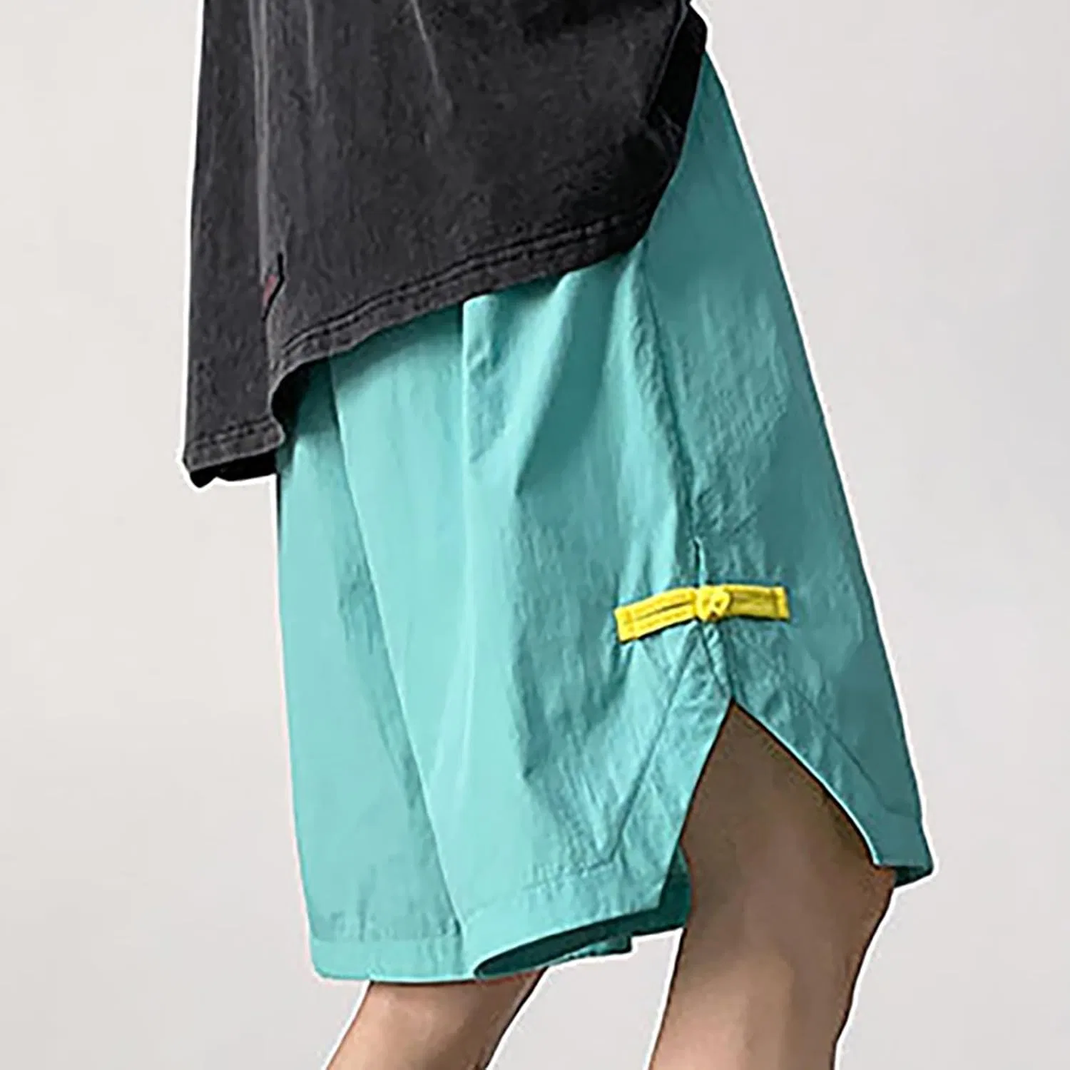 Мужские шорты быстросохнущие, Athletic, с карманом, Sky Blue — фото 3