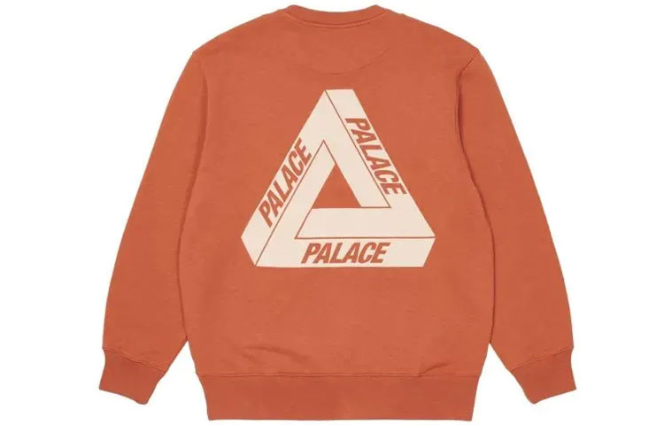 

Толстовка Slub Crew FW21 PALACE, Orange