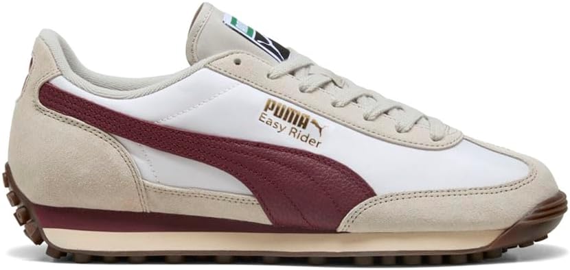 

Мужские кроссовки PUMA Easy Rider Vintage со шнуровкой, повседневные - белые