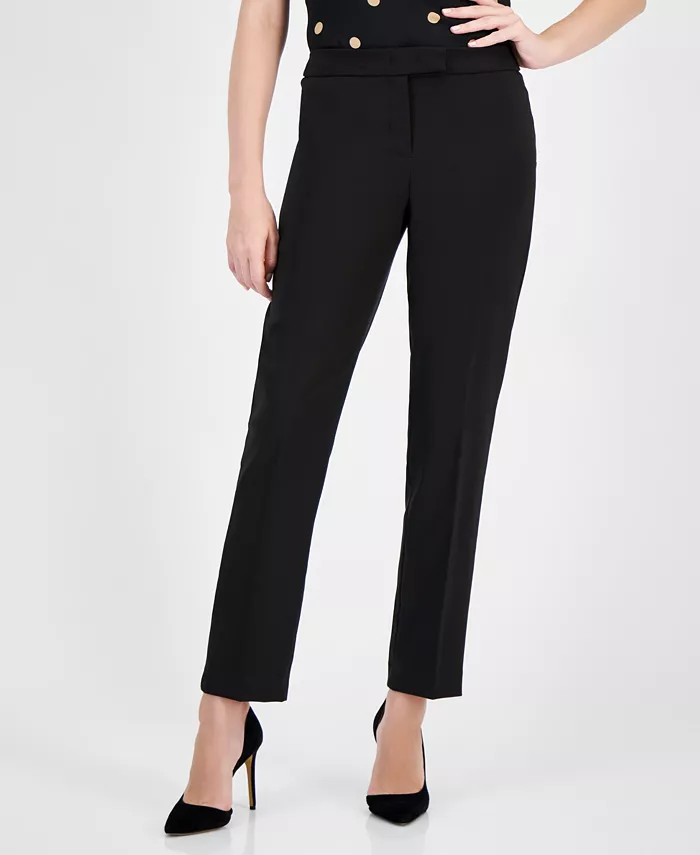 

Прямые брюки Bowie Anne Klein, черный