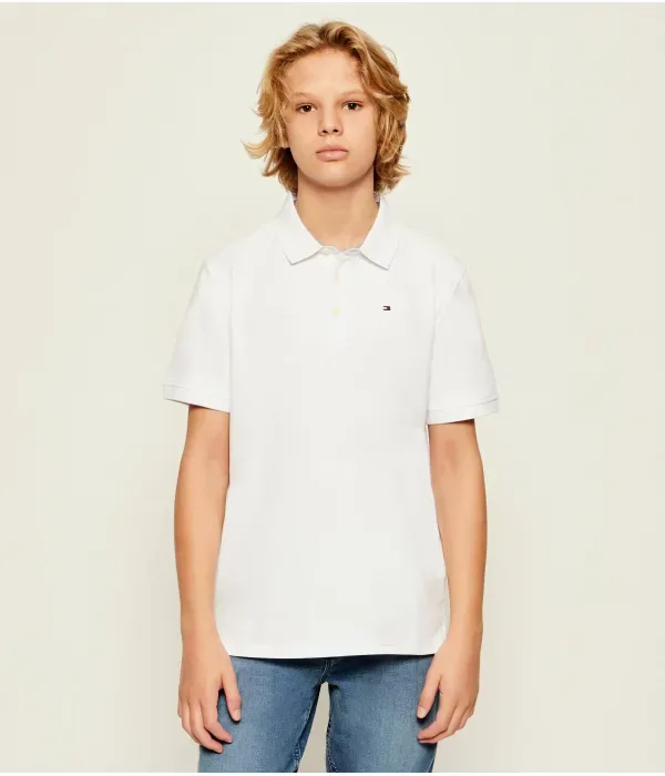 Полюс regular fit Tommy Hilfiger, белый