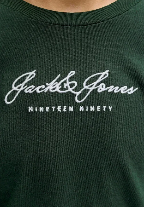 Лонгслив Jack & Jones Junior, цвет скарабей — фото 4