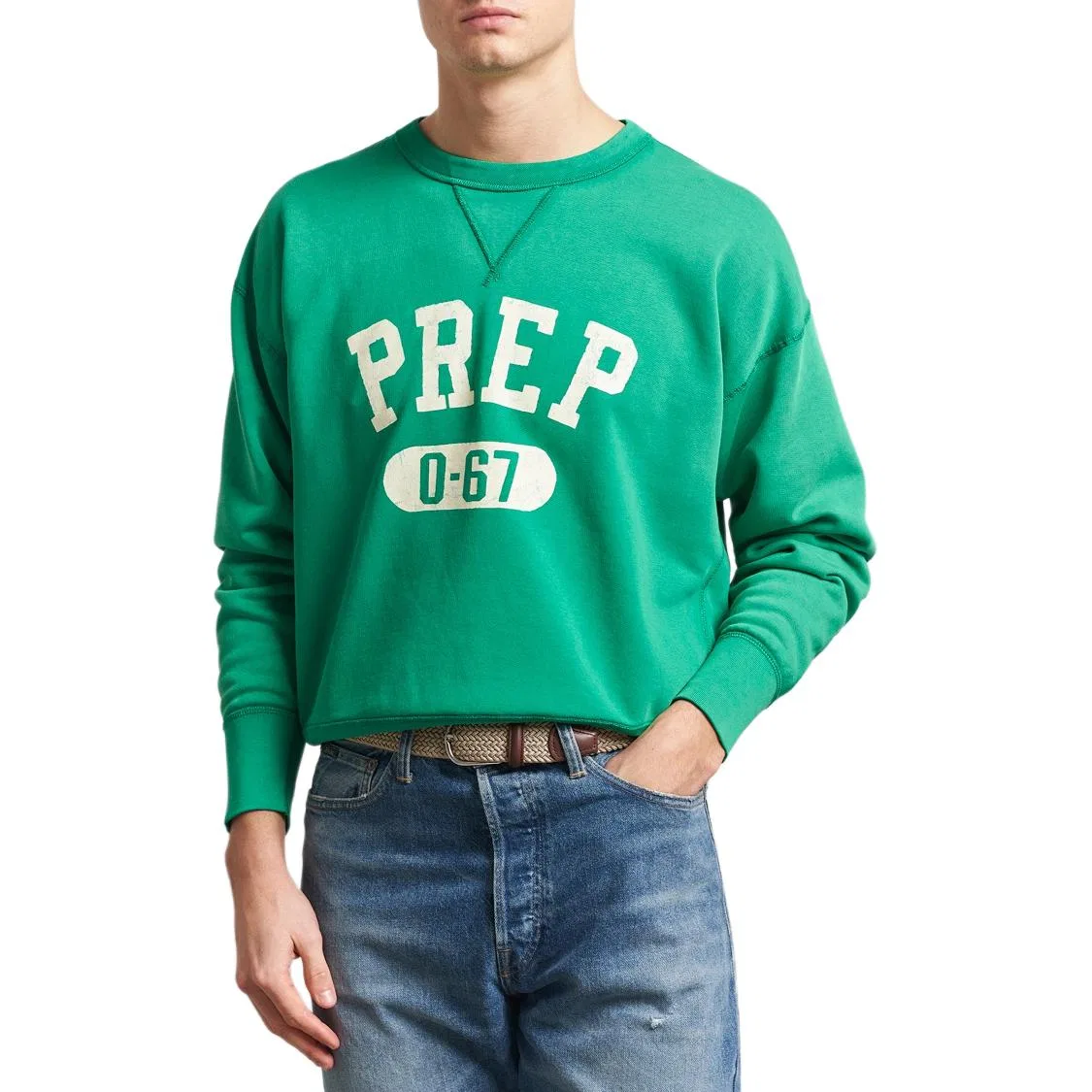 Свитшот с графическим принтом Polo Ralph Lauren Green — фото 3