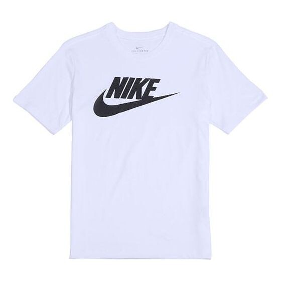 

Футболка sportswear classical logo printed tee men white Nike, белый