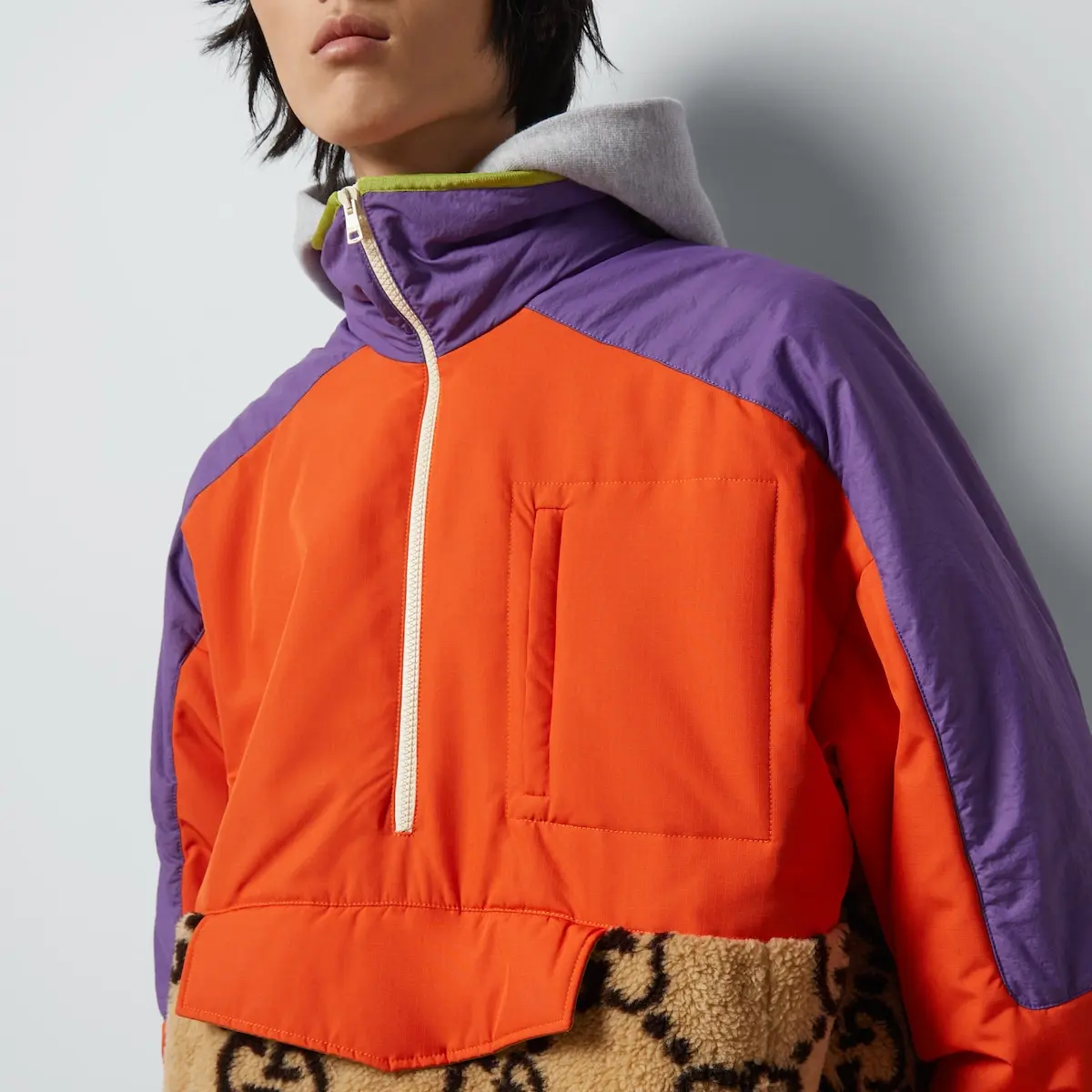 Куртка мужская Gucci верблюжья, коричневая — фото 4