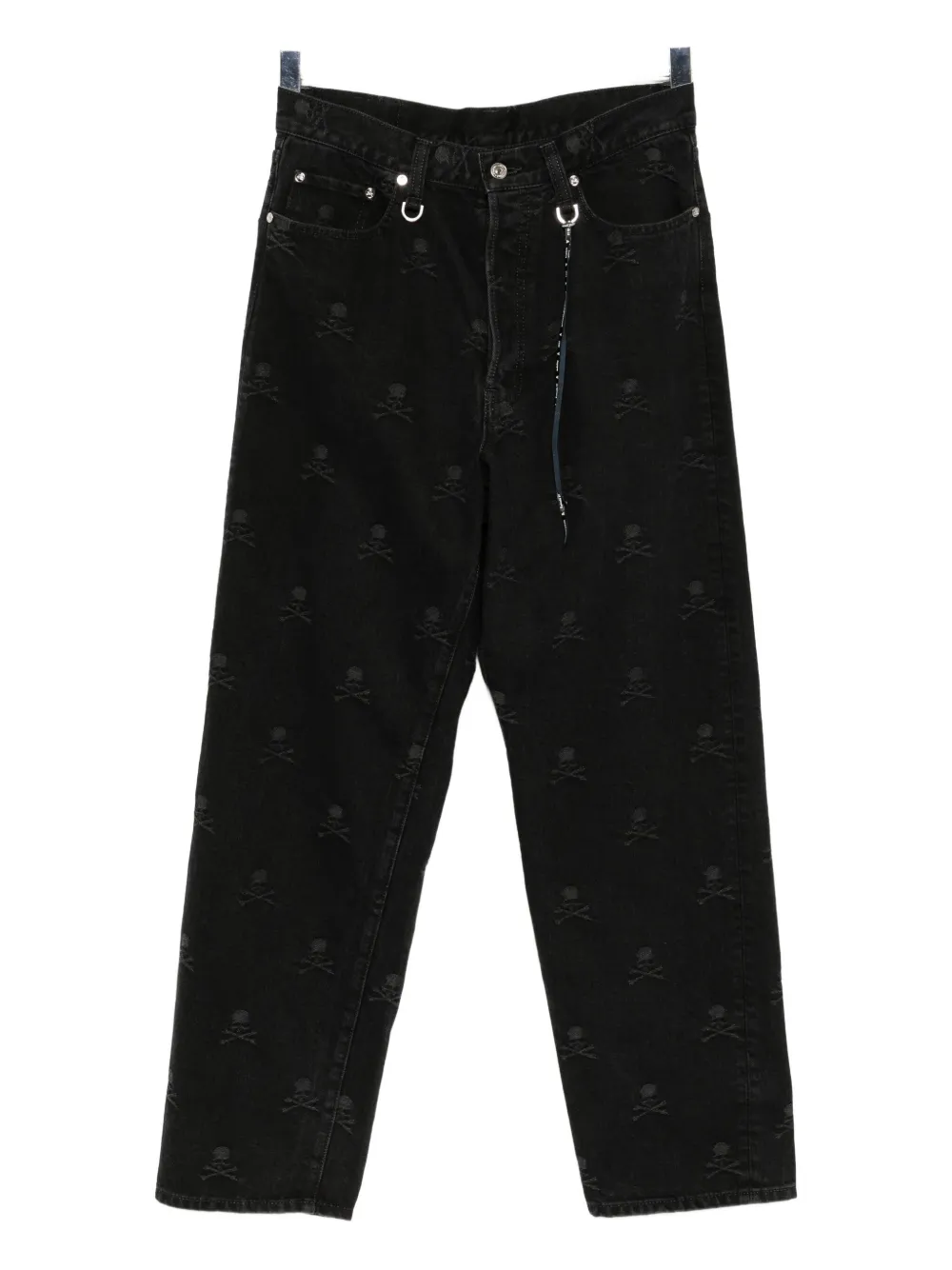 

Джинсы с монограммой Mastermind Japan, черный