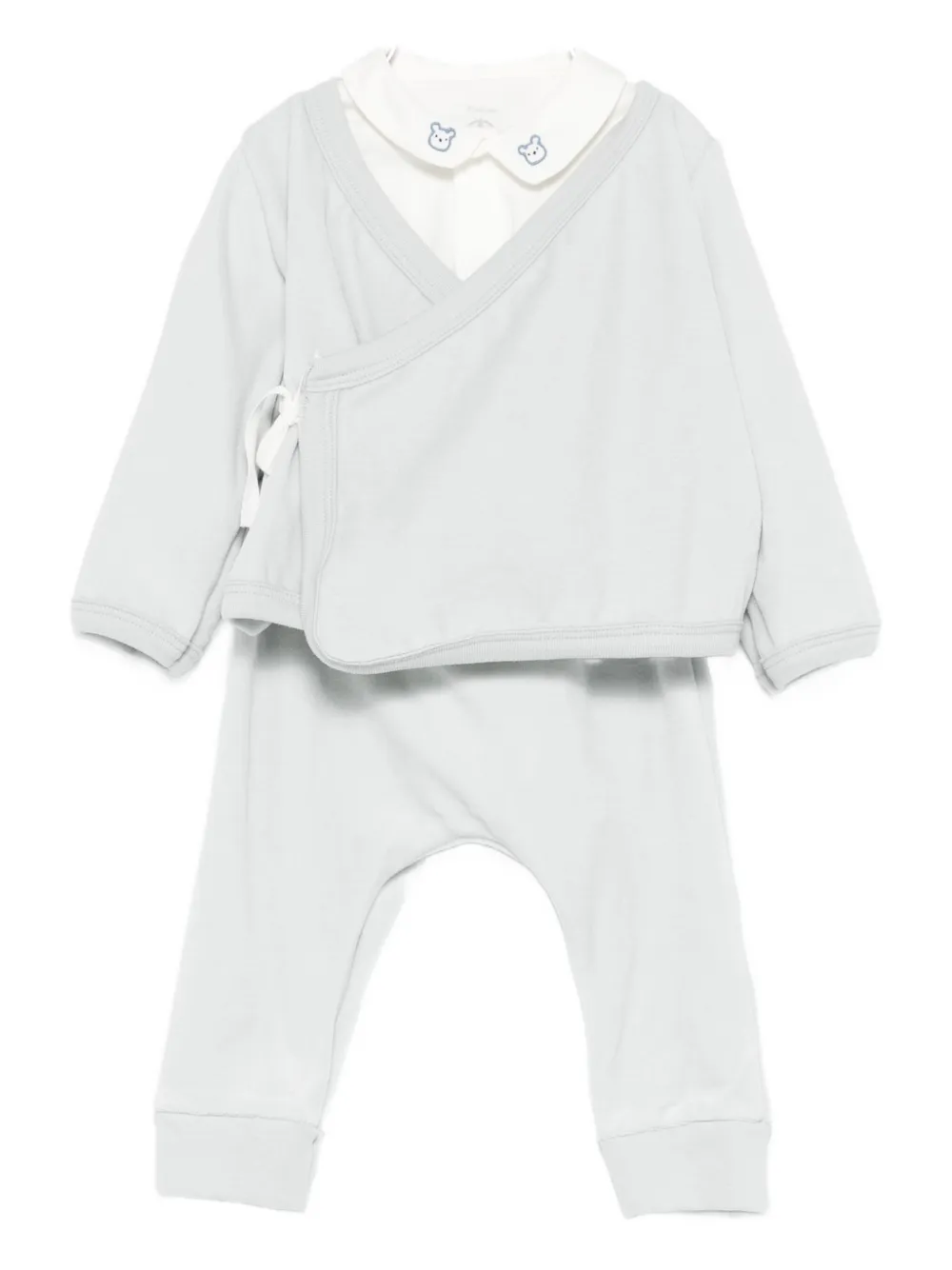 

Комплект брюк с запахом спереди (комплект из трех) Petit Bateau, синий