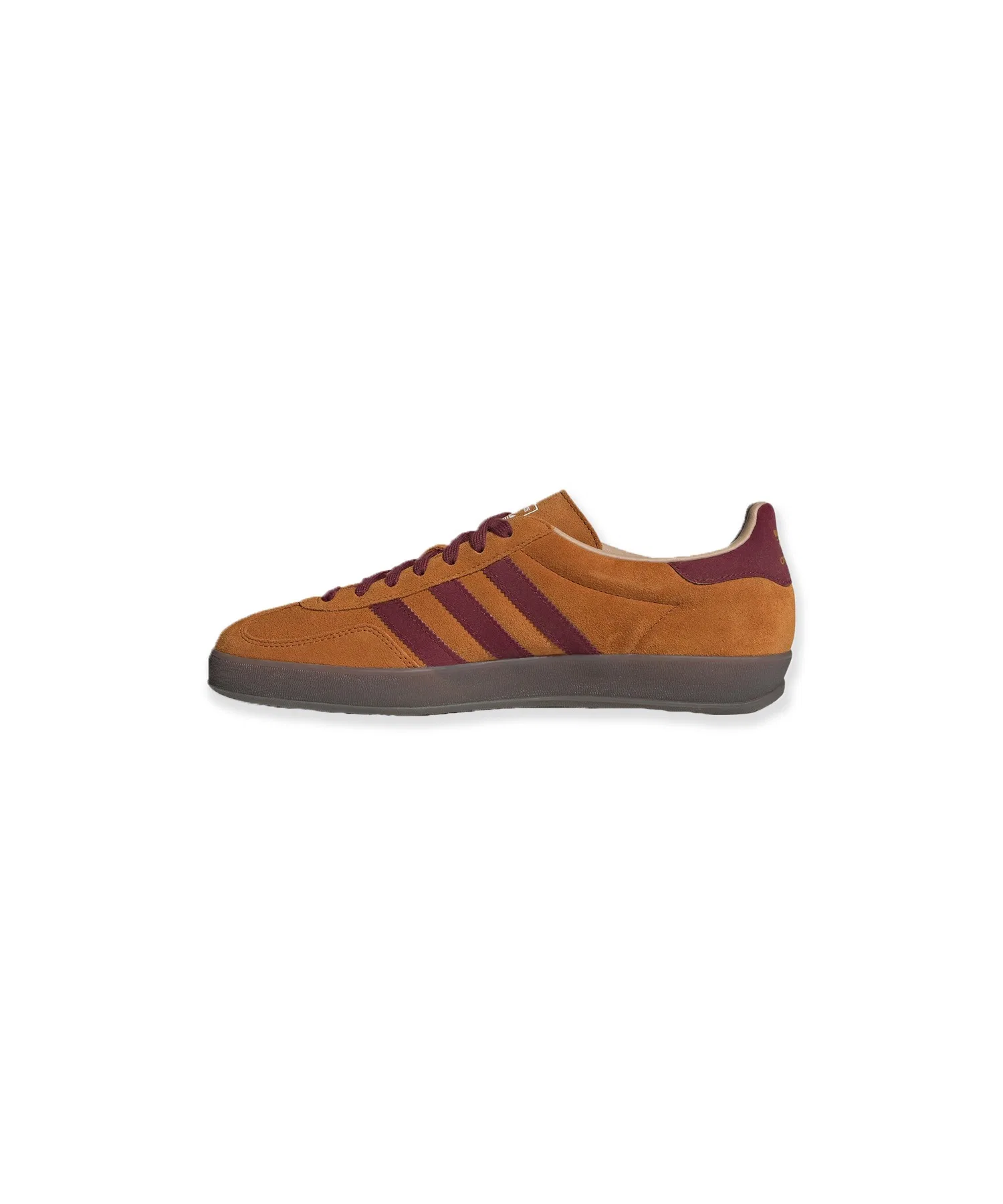 Мужские кроссовки adidas GAZELLE INDOOR из замши оранжевые — фото 4
