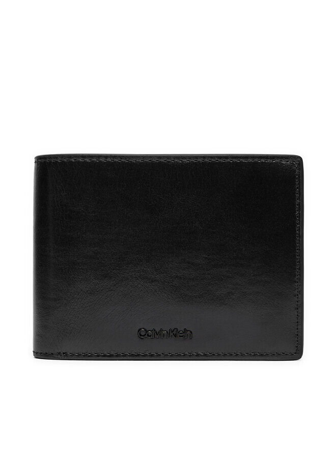 

Большой мужской кошелек Calvin Klein Ck Refined Trifold 10cc W/Coin K50K512699, черный