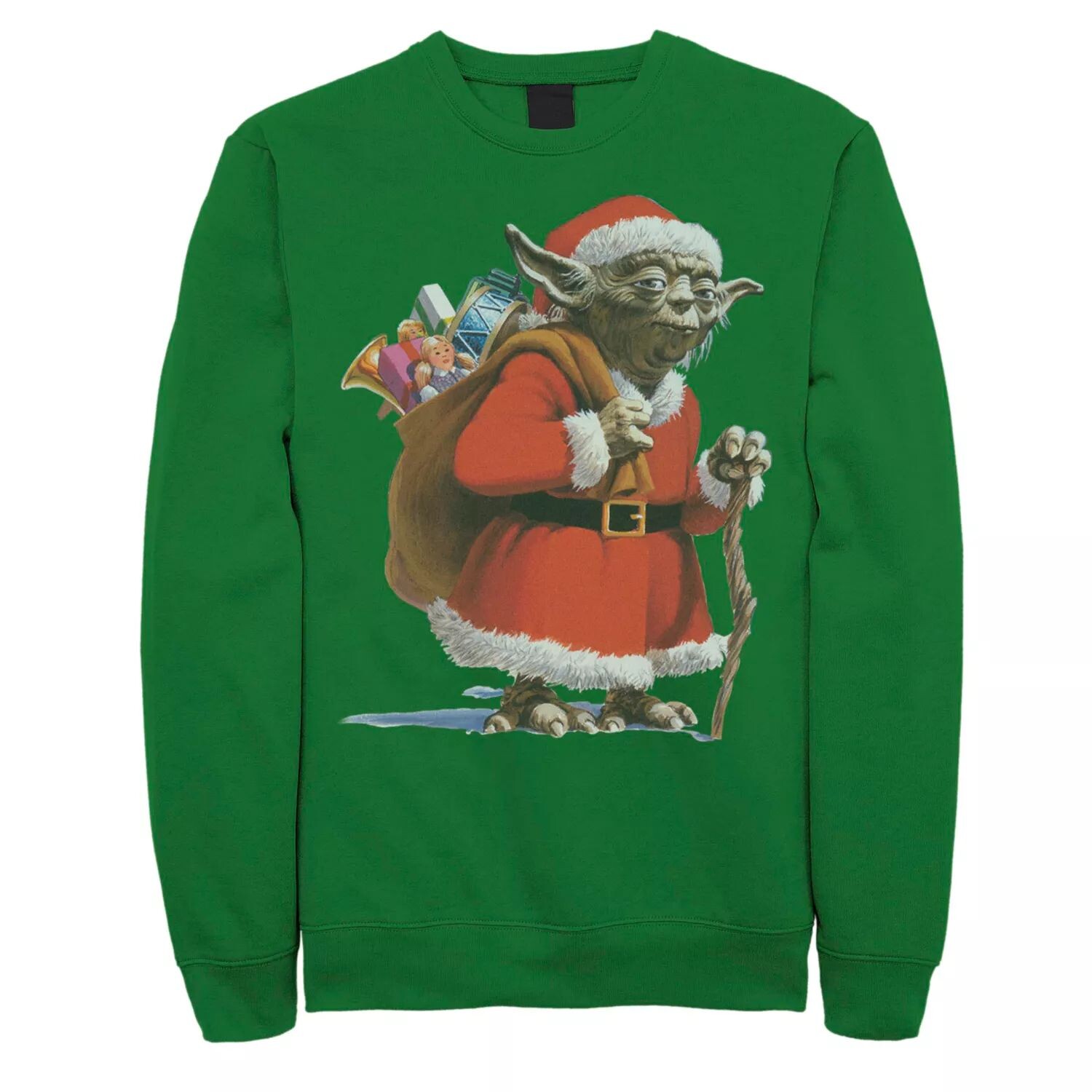 

Мужская флисовая футболка Star Wars Yoda Santa Vintage Licensed Character