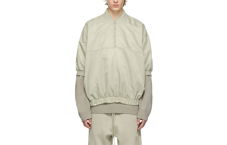 

SS22 Куртка мужская пыльно-зеленая Fear Of God Essentials, зеленый