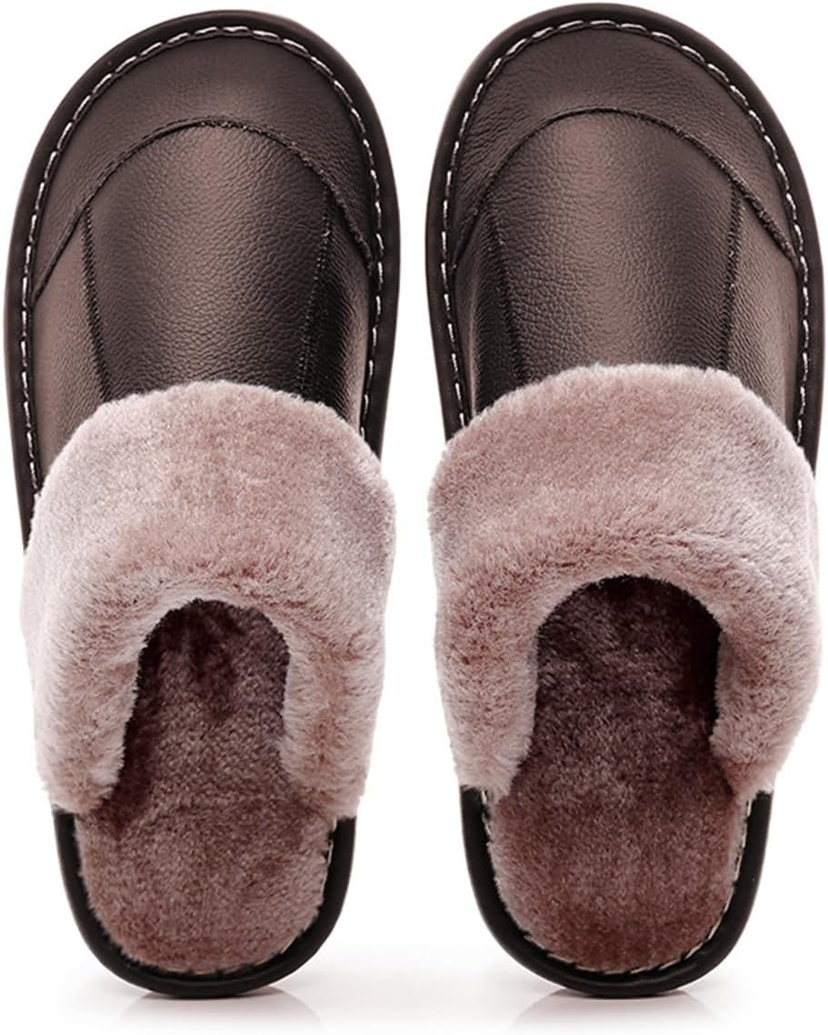 

Домашние тапочки Cliont для женщин и мужчин с мемори-пеной, удобные, теплые и нескользящие, коричневый