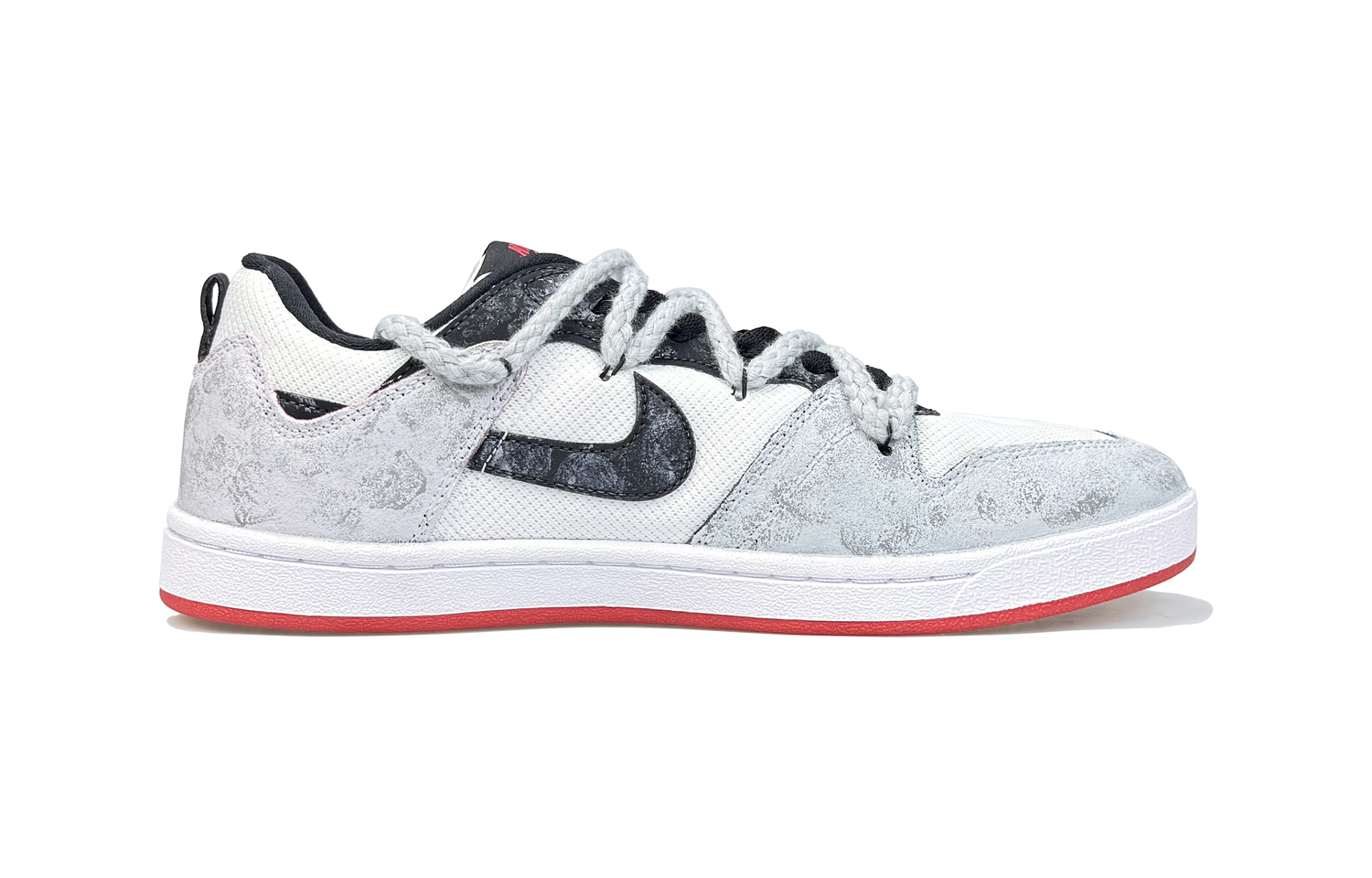 

Nike Мужские кроссовки для скейтбординга SB Alleyoop Abrasion Resistant Low Top Black Gray