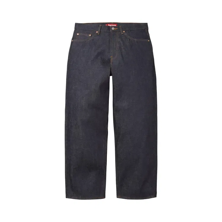 Джинсы багги Supreme Selvedge, синий